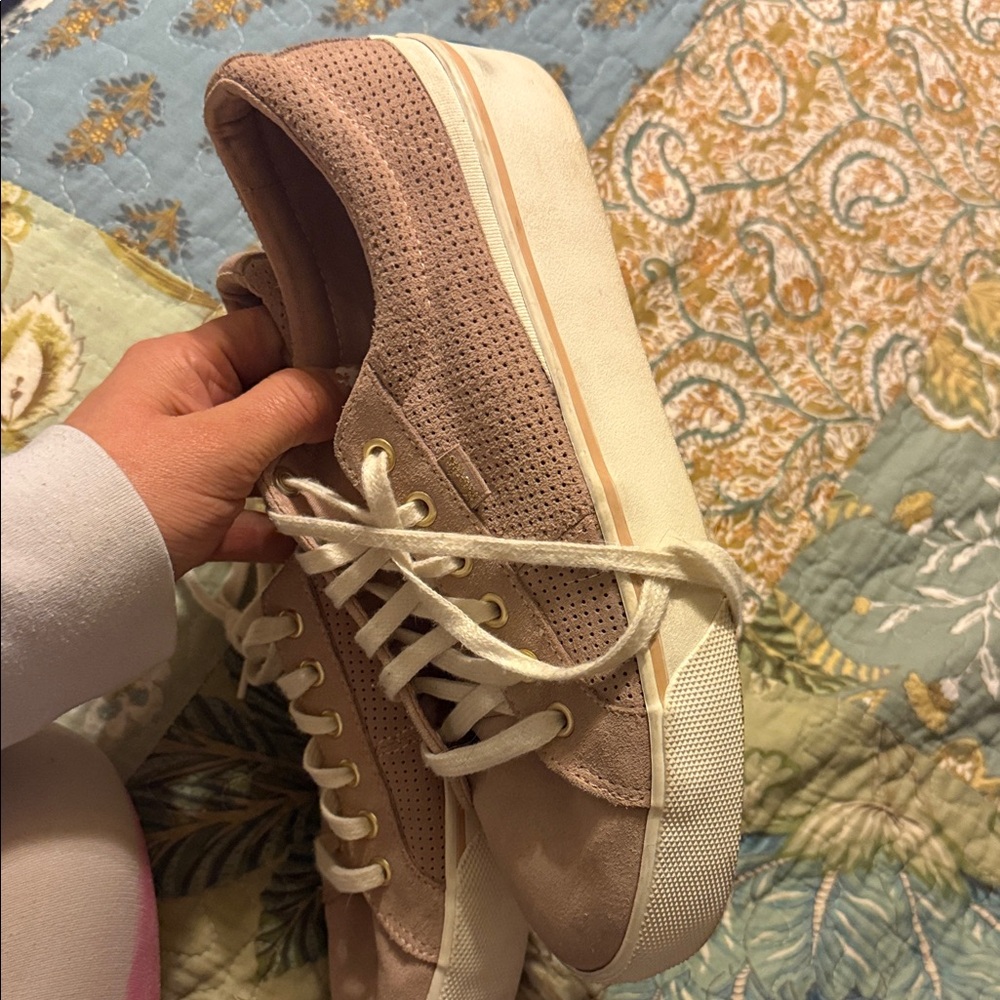 Women’s Keds Blush Pink Lace-Up Sneakers - Picture 5 of 10